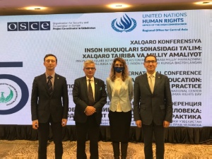 Эксперты КФУ приняли участие в международной конференции 'Образование в области прав человека: международный опыт и национальная практика' в Ташкенте
