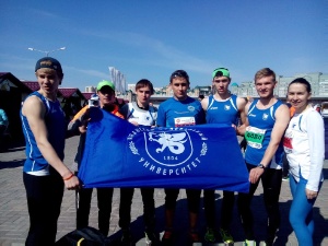 Студенческий спортивный клуб КФУ принял участие в Казанском марафоне!