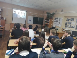 Профориентационная беседа была проведена с выпускниками средней русско-татарской школы № 57 Казани