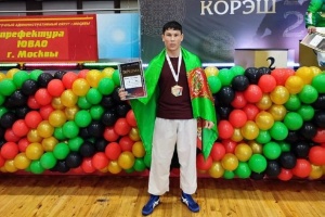 Студент Елабужского института КФУ занял второе место в борьбе на поясах 'Корэш'