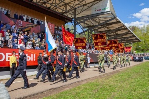 Elabuga Institute KFU participated in the city celebration of Victory Day