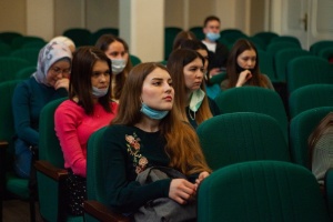 Встреча студентов Елабужского института КФУ с Алмазом Хамзиным
