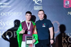 Студент Елабужского института КФУ занял второе место в борьбе на поясах 'Корэш'