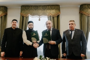 Memorandum of cooperation signed with Spiritual Directorate of Muslims of Tatarstan ,Spiritual Directorate of Muslims