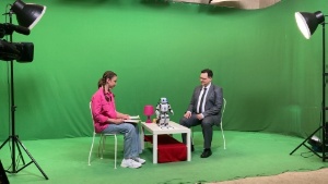 Professor of the Department of Intelligent Robotics took part in the preparation of the release of the TV show 'To Know' on Univer TV ,interview, robotics, LIRS, ITIS