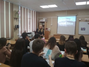 Профориентационная беседа была проведена с выпускниками средней русско-татарской школы № 57 Казани