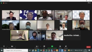 The heads of the national teams of the international project had one more working online meetings ,LIRS, ITIS, robotics, urban search and rescue robotics, grant, research