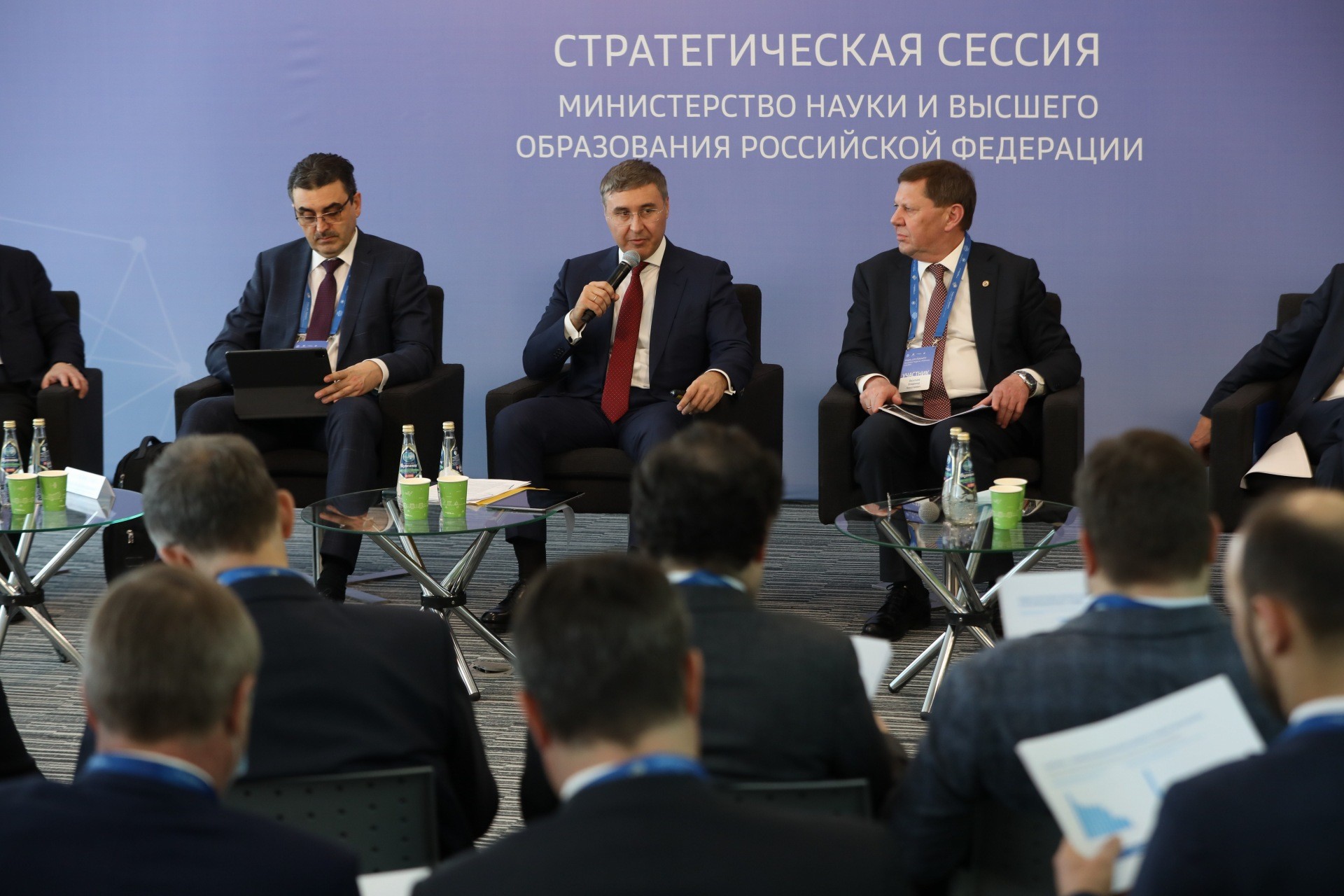 Rector Ilshat Gafurov joined strategic session led by Minister of Science and Higher Education Valery Falkov ,Ministry of Science and Higher Education of Russia, Government of Russia, Innopolis